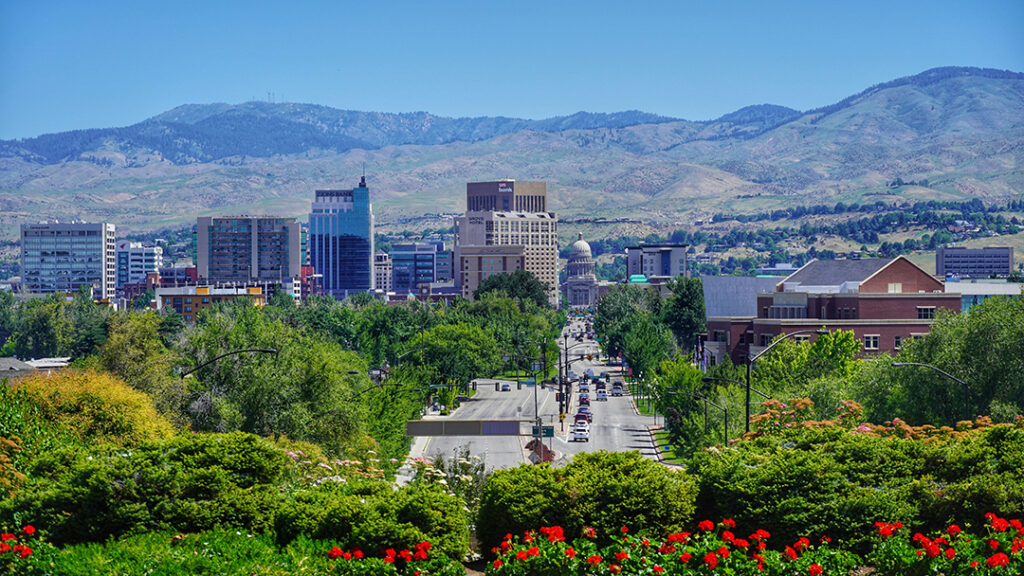 aerial photography Boise Idaho